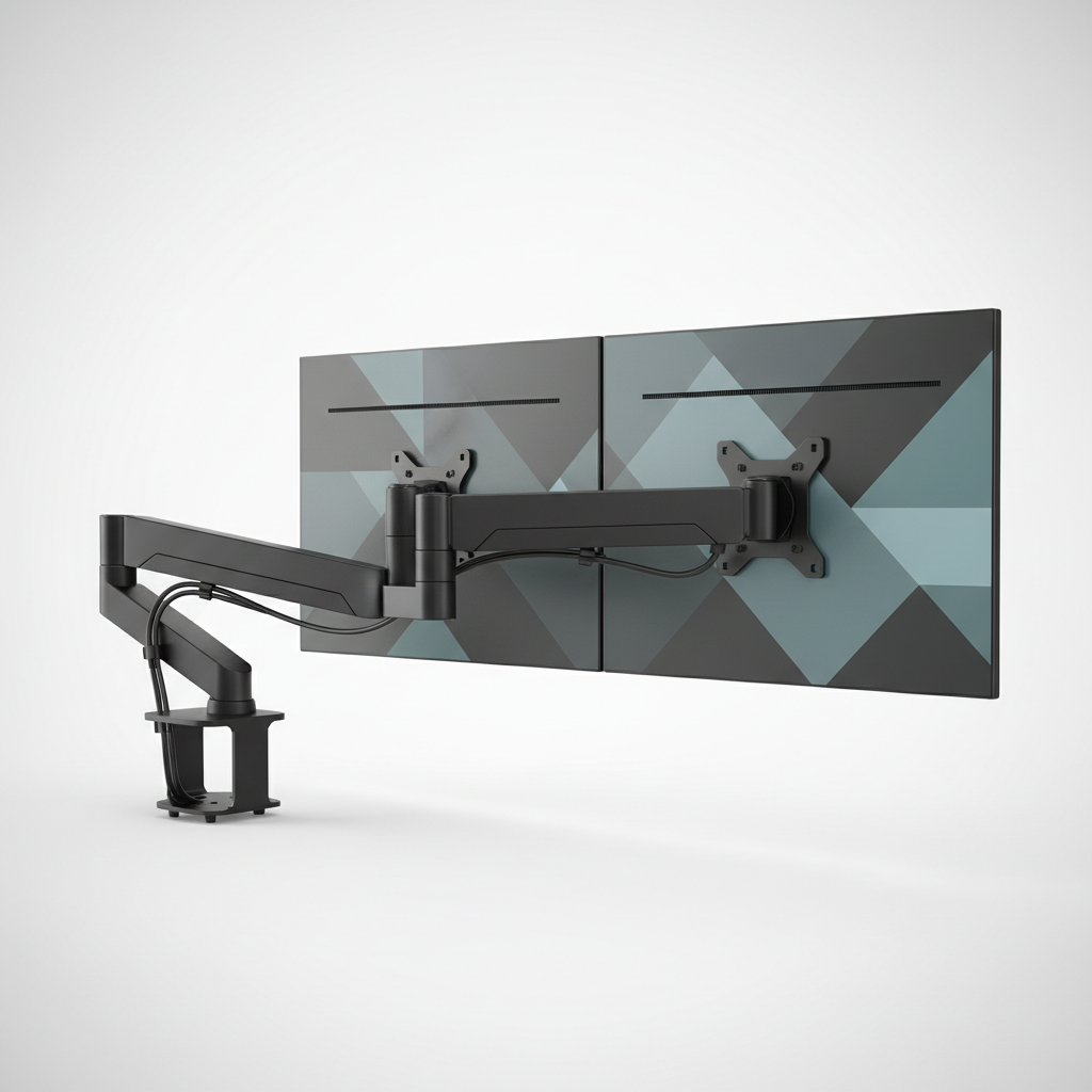 Dual Monitor Desk Mount