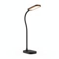 Modern LED desk lamp with flexible gooseneck arm and USB charging port